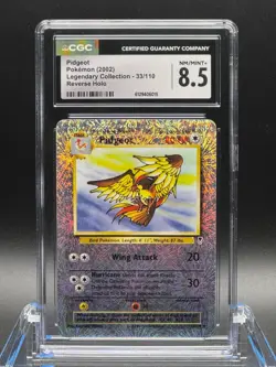 CGC 8.5 NM/MINT+ ✨ - Pidgeot Legendary Collection 33/110 Reverse Holo - Image 1
