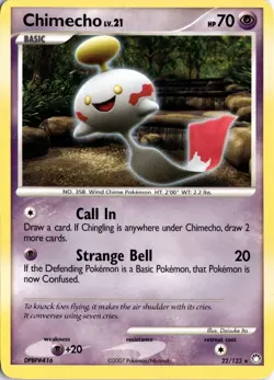 Chimecho 22/123 Mysterious Treasures Pokemon Card TCG - Image 1