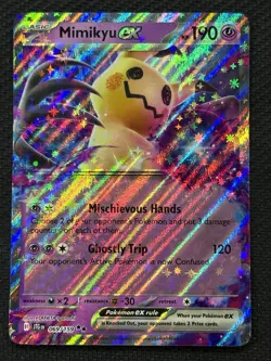 Pokemon Mimikyu ex 069/159 Sv09 Journey Together Double Rare Holo 190HP Card - Image 1