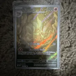 Pokemon Ninetales 199/197 SV03 Obsidian Flames Rare Holo Flame Card English 2023 - Image 1