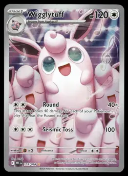Cards Wigglytuff 105/094 Phantasmal Flames Illustration Rare NM *4 - Image 1