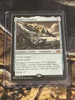 Wizards of the Coast Kaldra Compleat Modern Horizons 2 Mythic Artifact 227 Regu… - Image 1