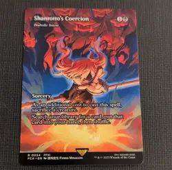 Shantotto's Coercion Sorcery Magic: The Gathering Black FFXI 2023 by Minagawa - Image 1