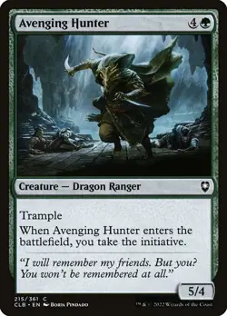 [MTG] Avenging Hunter (215) (CLB) LP-HP - Image 1