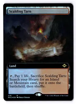 Scalding Tarn NM* FOIL EXTENDED Modern Horizons 2 ENGLISH 478 mtg -UnltdCards - Image 1