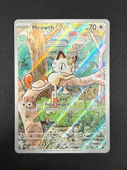Meowth - 106/094 - Illustration Rare Phantasmal Flames - Pokemon (NM) - Image 1