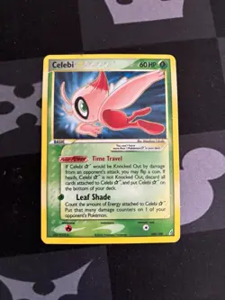 Pokemon Celebi Gold Star EX Crystal Guardians Holo Ultra Rare #100 - Image 1