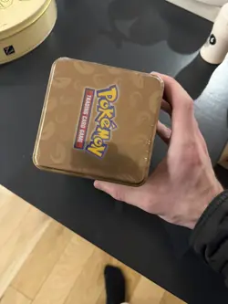 Pokemon Dragon Stacking Tin french 3 Booster Packs 2 Sticker Sheets New Sealed - Image 2