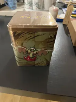 Pokemon Dragon Stacking Tin french 3 Booster Packs 2 Sticker Sheets New Sealed - Image 4