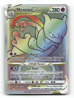 Mewtwo VSTAR 079/078 - Pokemon GO - Pokemon Card NM/M - Image 1