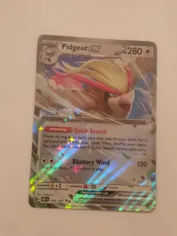Pokemon TCG Pidgeot ex Obsidian Flames 164/197 Holo Double Rare Scarlet & Violet - Image 4