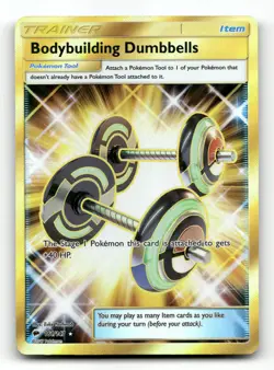 Bodybuilding Dumbbells 161/147 - Burning Shadows - Pokemon Card NM/M - Image 1