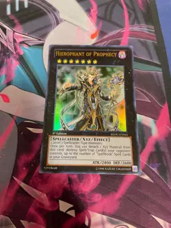 YUGIOH - HIEROPHANT OF PROPHECY - ULTRA RARE - 1ST ED - NM - REDU - Image 1