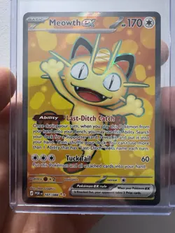 Meowth ex - 107/088 - Ultra Rare - Perfect Order - NM/M - Pokemon Card - Image 1