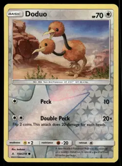 Pokemon Cards Doduo 150/214 Reverse Holo Unbroken Bonds Common NM - Image 1