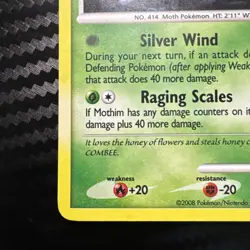 Mothim - 5/17 - Pokemon Pop Series 7 Holo Card LP+ - Image 4