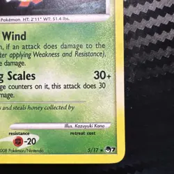 Mothim - 5/17 - Pokemon Pop Series 7 Holo Card LP+ - Image 5