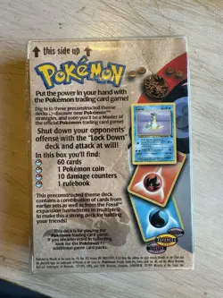 Pokemon Lockdown Factory SEALED Trading Cards Theme Deck Base Set 1999 WOTC - Image 2