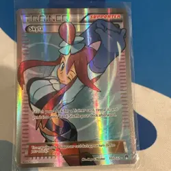 Pokemon Skyla Trainer Supporter 122/122 2016 Full Art Holo Card - Image 1