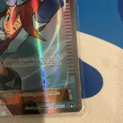 Pokemon Skyla Trainer Supporter 122/122 2016 Full Art Holo Card - Image 4