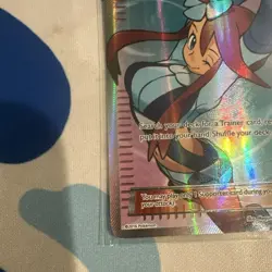 Pokemon Skyla Trainer Supporter 122/122 2016 Full Art Holo Card - Image 5