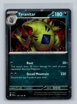 Tyranitar - (Cosmo Foil) Promo Miscellaneous Cards & Products 135/193 NM Free S - Image 1