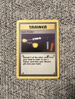 Item Finder 74/102 Base Set Pokemon Card 1999 WOTC Excellent RARE - Image 1