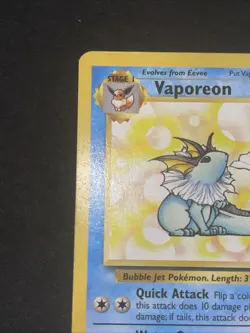 Pokemon Vaporeon Jungle Rare Regular 80 HP 28/64 1999-2000 Wizards English Card - Image 3