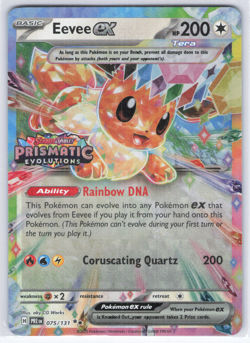 Eevee ex - (Prismatic Evolutions Stamp) Holofoil Promo Miscellaneous Cards & Pr - Image 1