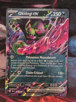 OKIDOGI EX 036/064 SV SHROUDED FABLE 2024 DOUBLE RARE HOLO POKEMON TCG - Image 1