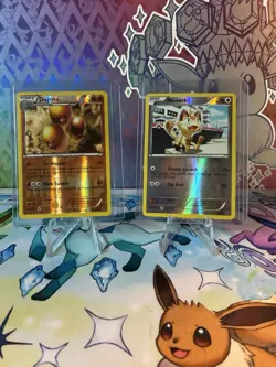 2012-14 Pokemon TCG Dugtrio Meowth Reverse Holo Lot (2) LP NM - Image 1