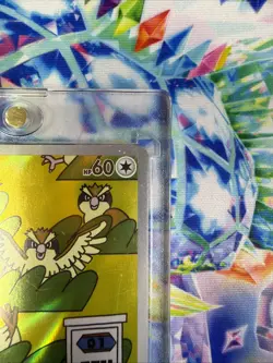 Pokemon TCG Pidgey SV03: Obsidian Flames 207/197 Holo Illustration Rare - Image 5