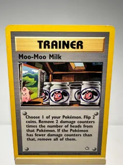 Moo-Moo Milk 101/111 Common Neo Genesis Pokemon Unlimited Moderately Played - Image 1
