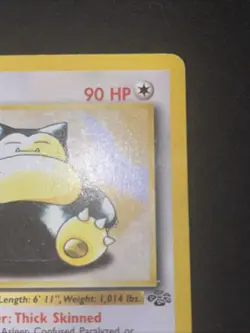 Pokemon Snorlax 27/64 – Jungle – Non Holo – Moderate Play - Image 3