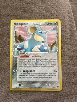 Pokemon Nidoqueen Delta Species 7/101 Dragon Frontiers Reverse Holo LP - Image 1