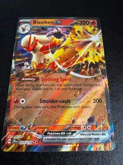 Pokemon TCG Blaziken ex 024/159 SV09: Journey Together Double Rare NM - Image 1