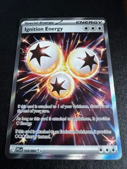 Pokemon TCG Ignition Energy 124/094 ME02: Phantasmal Flames Ultra Rare NM - Image 1