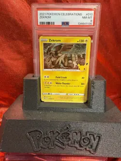2021 Pokemon Celebrations Zekrom #010 PSA 8 – Holo Rare - Image 3