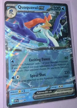 Pokemon Quaquaval ex SVP 035 Black Star Promo Ultra Rare Holo NM - Image 1