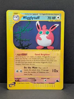 Wigglytuff 34/144 Skyridge Reverse Holo Rare Pokemon TCG Nintendo e-reader NM - Image 1