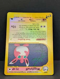 Wigglytuff 34/144 Skyridge Reverse Holo Rare Pokemon TCG Nintendo e-reader NM - Image 4