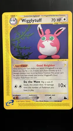 Wigglytuff 34/144 NM Skyridge Regular Pokemon TCG - Image 1