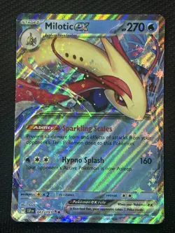 Pokemon Milotic ex 042/191 Sv08 Surging Sparks Double Rare Holo Full Art 270HP - Image 1