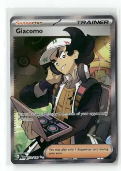 Giacomo 252/193 Ultra Rare Paldea Evolved Pokemon Holo Near Mint - Image 1
