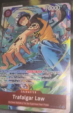 Trafalgar Law One Piece Alt Art OP14-009 (SR) Mint Condition English - Image 1