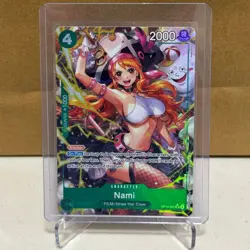 One Piece Nami Alt Art - OP14-031 - The Azure Sea's Seven - NM - Image 1
