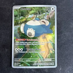 Snorlax 051 SV Promo Holo 151 Pokemon Card - Image 1