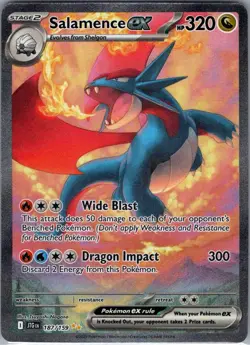 Salamence ex 187/159 SIR SV09: Journey Together - Pokemon Card - NM - Image 1