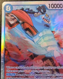 Jinbe OP14-049 Foil Super Rare The Azure Sea's Seven One Piece Card Game - Image 2