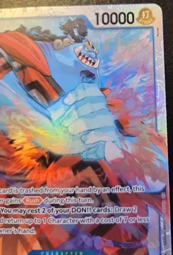 Jinbe OP14-049 Foil Super Rare The Azure Sea's Seven One Piece Card Game - Image 3